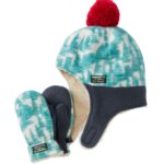 Infants’ and Toddlers’ Mountain Classic Fleece Hat and Mitten Set, Print