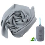 30 x 100cm Portable Quick-drying Cooling Towel Gray