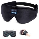 3D Wireless Bluetooth Music Eye Mask Sleep with Stereo – Black