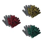 6 Pairs Exfoliating Shower Gloves