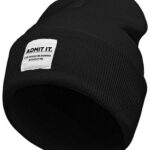 Admit It Life Without Me Would Be Boring Funny Text Letter Beanie Hat