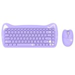 Ajazz A3060 2.4G Wireless Keyboard and Mouse Set Purple