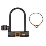 Bicycle U Lock with 1.2m Cable Anti-theft