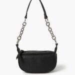 Chain Shoulder Baguette Bag