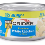 Crider White Chicken 12.5 oz (24 Pack)