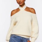 Crisscross Off-the-Shoulder Sweater