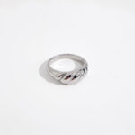 Croissant Silver Ring