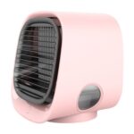 Desktop Mini Air Cooler Home Air Conditioner Fan Pink