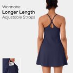 Everyday Cloudful™ Fabric Backless 2-in-1 Flare Activity Dress-Wannabe-Longer Length & Adjustable Straps