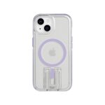 Evo Crystal Kick – Apple iPhone 15 Case MagSafe® Compatible – Lilac