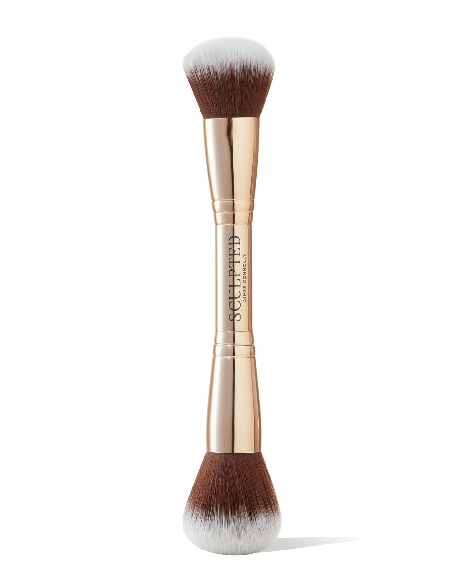 Foundation Duo Brush | Sculpted By Aimee Brushes | Vegan Friendly & Cruelty Free