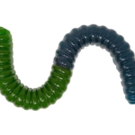 Giant Gummy Worm, Blue Raspberry + Green Apple