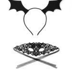 Halloween Bat Guipure Lace Headband