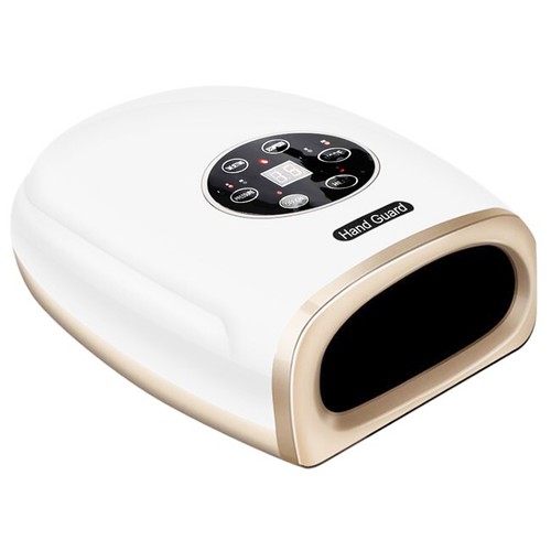 Hand Guard Wireless Hand Massager with Heat and Compression White