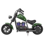 HYPER GOGO Cruiser 12 Plus Electric Motorcycle for Kids Green