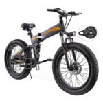K5F Electric Bike 26 Inch Tire 48V 500W Motor 10AH 35Km/h Black&Orange