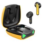 KUMI X2 Pro TWS Bluetooth 5.1 Gaming Earphone Yellow