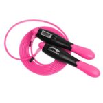 LI-NING Double Button Counting Electronic Skipping Rope Pink