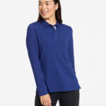 Loose Fit Long Sleeve Polo Shirt UPF50+ Sensitive Collection