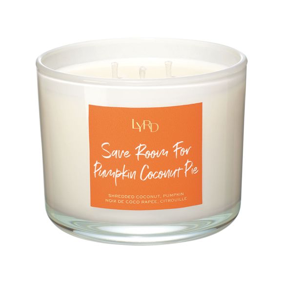LYRD Save Room For Pumpkin Coconut Pie Candle
