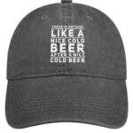 Men’s There Is Nothing Like A Nice Cold Beer Adjustable Denim Hat
