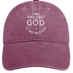Men’s God Father Letters Adjustable Denim Hat