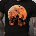 Men’s Halloween Crew Neck Casual Animal T-shirt