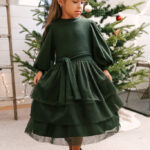 Mini Cosette Dress in Green