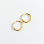 Mini Everyday Seamless Gold Hoops