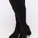 Over-the-Knee Lug-Sole Boots (Wide)