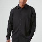 Satin Long-Sleeve Shirt
