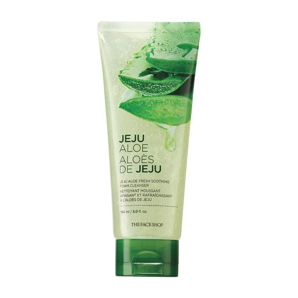 The Face Shop Jeju Aloe Soothing Foam Cleanser