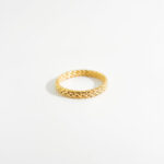 Thin Weave Gold Ring
