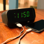 Timex USB Alarm Clock Hidden 4K Night Vision Camera w/ DVR & WiFi Remote View